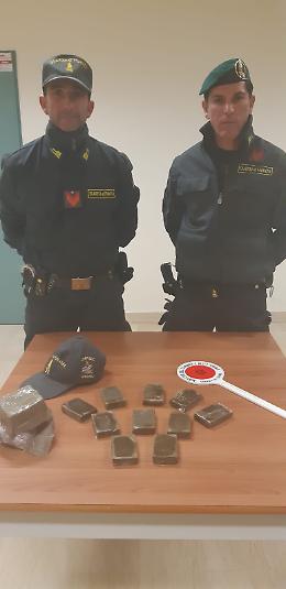 15 mila euro di hashish nella ruota di scorta:  arrestati due pusher
