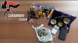 Cagnano Varano, armi e droga  tra il mangime per gli animali: arrestato 