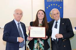 Premio di Laurea del Rotary Club a Maria Santodirocco