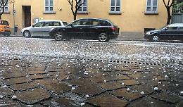 Violenta grandinata a Potenza, segnalati disagi alla circolazione