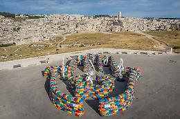 "Giardino di Zyz", a Matera l'installazione dell'artista Meggiato