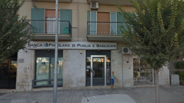 Bandito solitario rapina la Banca Popolare di Puglia e Basilicata a Manfredonia
