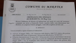 A Maratea si può tornare in mare, il sindaco firma la revoca del divieto di balneazione