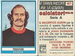 Oggi, 26 agosto 1945, nasce Raffaele Trentini: il portiere del Foggia doppiamente in serie A, record d'imbattibilità dei numero uno rossoneri