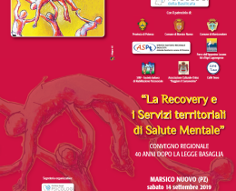 A Marsico Nuovo il convegno “La recovery e i servizi territoriali di Salute Mentale”
