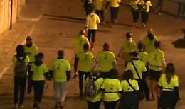 Un’onda gialla attraversa Matera, 150 atleti corrono tra i Sassi