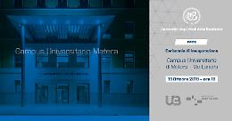 Si inaugura a Matera il nuovo Campus universitario dell’Unibas