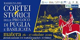 Tutto pronto per l'Expo Pro Loco Matera 2019: in scena tradizioni e folclore 