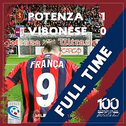 Carlos França torna a ruggire, suo il gol decisivo nell'1 a 0 alla Vibonese
