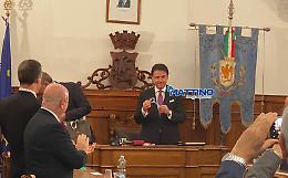 A Conte le chiavi della città di Candela: «Sono emozionato, spero di meritarlo»