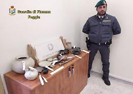 In "Macchia gialla" serra di Marijuana in casa e reperti archeologici di epoca romana, denunciato dalla GdF di Foggia