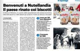 E Balvano diventa Nutellandia, il paese rinato coi biscotti