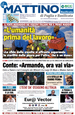 A Maggio scoppiano le liti tra Di Maio e Salvini che si prepara ad eleggere il suo primo sindaco leghista del Sud: a Potenza
