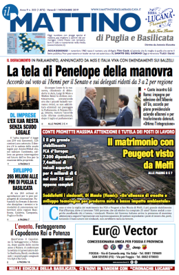 Novembre di gioie e dolori per l'industria al Sud: per Melfi arriva il matrimonio Fra-Peugeot ma crolla l'Ilva a Taranto