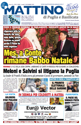 Dicembre mese di bilanci e desideri per Conte che torna alla Candela della sua infanzia
