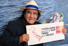 Alta velocità al Sud: Al Bano è testimonial