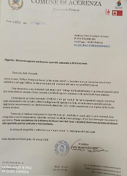 Acerenza: Dopo il furto di dicembre, lo sportello del Postamat non è stato mai ripristinato. Disservizi soprattutto per gli anziani. Il sindaco: «Se non ci ascoltano, il prossimo passaggio sarà un esposto alla Procura»