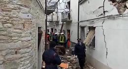 Crollano due palazzine ad Alberona, morta una donna di 80anni