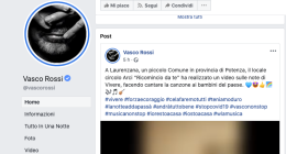 Il grande like di Vasco Rossi al Vivere dei bimbi di Laurenzana
