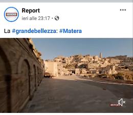 La “grande bellezza”, l’omaggio di Report alla città dei Sassi