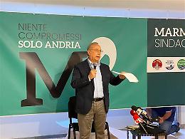 Marmo, capogruppo regionale di Forza Italia, si candida a sindaco di Andria senza Forza Italia: «Traditori»