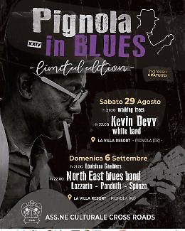 Domenica 6 Settembre seconda e ultima serata del Pignola in Blues 2020