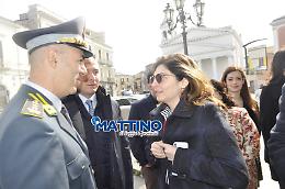 Gli auguri di Laura Castelli alla GdF: «Buon San Matteo»