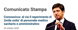 Emergenza Covid: d'estate monopattini e in autunno il bando per i medici
