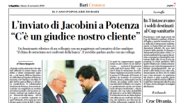 Il funzionario della Popolare di Bari: «C'è un giudice a Potenza, è il nostro angelo custode». Fascicolo a Catanzaro?