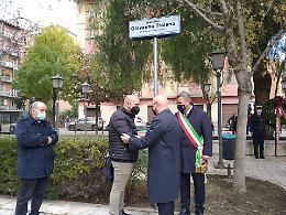 A Foggia un giardino per il femminicidio di Giovanna, nel compleanno del fratello ucciso durante una rapina