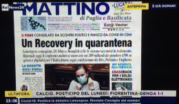 Anche il Recovery di Conte va in quarantena