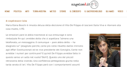 I malumori della Boschi per l'addio di De Filippo: il retroscena sul blog Angelomà.it