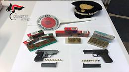 I Carabinieri spengono l'ardore del lucerino per le pistole clandestine