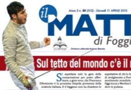 Oggi, 10 Aprile 2014, Francesco D'Armiento e Francesco Bonsanto si laureano campioni del mondo di scherma