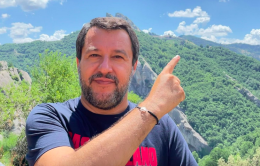 Castelmezzano, Volo dell'angelo per Matteo Salvini