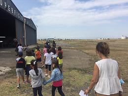 Lavello, con il Cif i bambini diventano piloti all'aviosuperficie Falcone