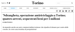  Intestazioni fittizie di quote societarie a Rionero in Vulture, sequestrato il 70 per cento dell'azienda agricola Ofanto. Erano di Pasquale Bafunno, indagato a Torino in un'inchiesta sulla 'ndrangheta