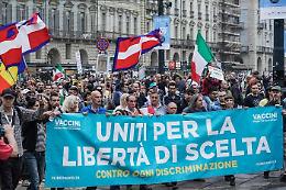 Il popolo del NoPass invade le piazze italiane al grido di "libertà di scelta contro ogni discriminazione"