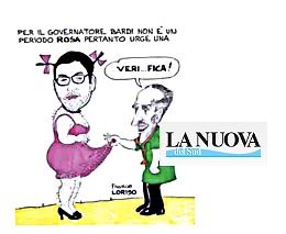 «Per Bardi non è un periodo Rosa, urge una veri ... fica»: la vignetta satirica de "La Nuova del Sud" turba i pentastellati. Sono lontani i tempi del 'Vaffaday'
