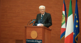 Mattarella all'Università di Foggia: «La formazione delle coscienze quarto elemento, decisivo, per contrastare la criminalità»