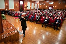 Le foto e le parole significative di Mattarella all'Università di Foggia