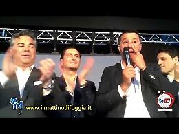 Salvini a Foggia: «Bella ciao? Io preferisco i "Ricchi e Poveri"» 