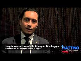 Miranda: «La bella realtà di Kiwanis per i bambini foggiani»