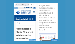 Vaccino anti Covid ai bimbi. L'Ospedale pediatrico Bambino Gesù mette in guardia