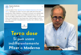 L'account social della Regione Basilicata si affida all'oracolo di Burioni: Ok al mix vaccinale. Crisanti perplesso: «Non abbiamo dati»