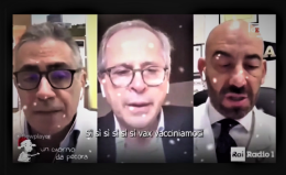 "Sì Sì Vax", per la canzone di Natale del 'Trio Virologi' è valanga di insulti social: «Buffoni, è questa la scienza?»