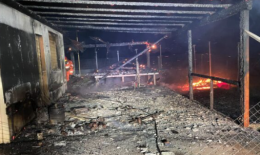 A fuoco l' "Ultima spiaggia" di Siponto