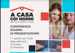 Potenza, parte A casa coi nonni, la casa dello studente diffusa che connette le generazioni:  lunedì la presentazione