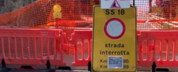 Maltempo, chiuso il tratto di strada statale 18 Tirrena Inferiore a Maratea