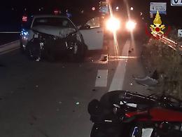 Ancora incidenti: sulla Ofantina nei pressi di Melfi impatto mortale tra auto e moto